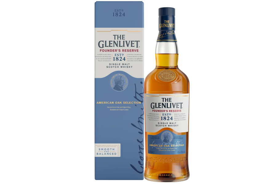 Rượu The Glenlivet 1824 Xanh Founder's Reserve 70cl