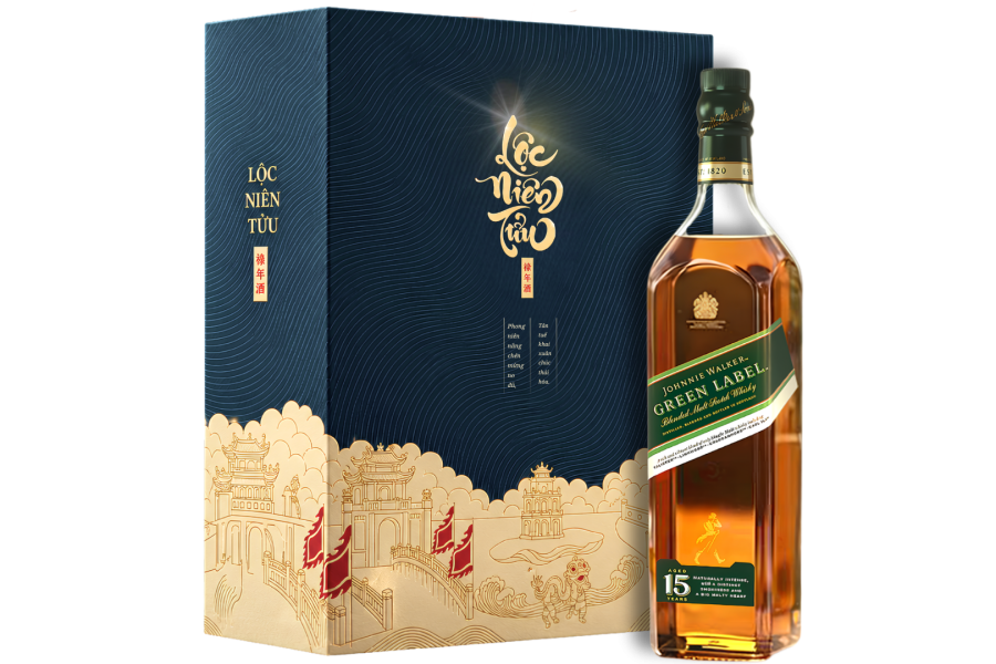 Johnnie Walker Green Label Lộc Niên Tửu Xanh