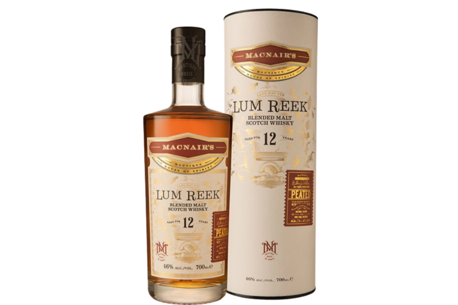 Rựou Macnair’s Lum Reek Peated 12 năm Blend Malt