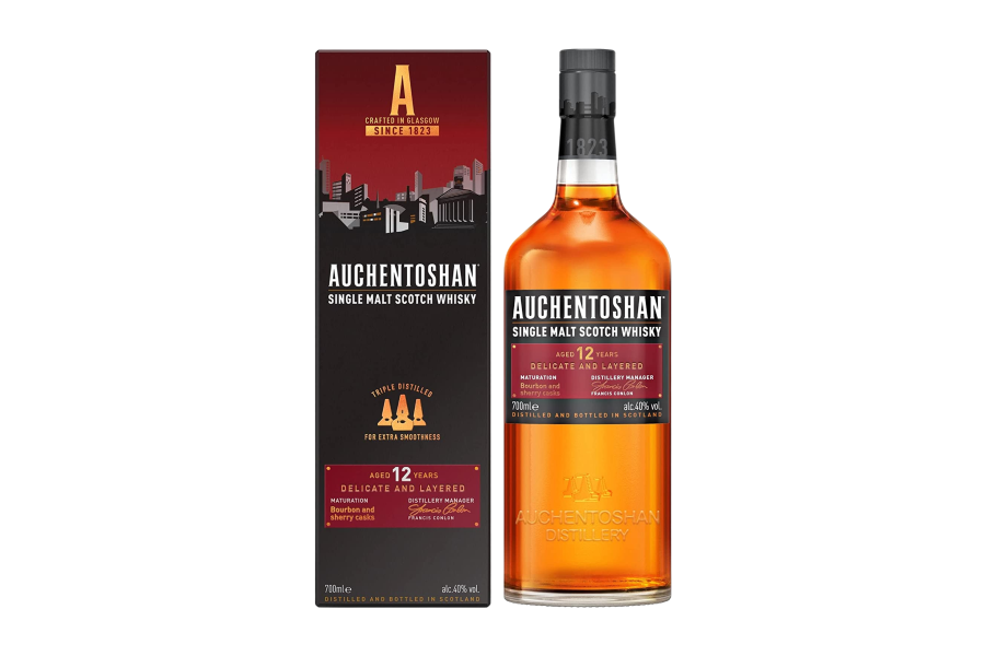 Rượu Auchentoshan 12 Năm box