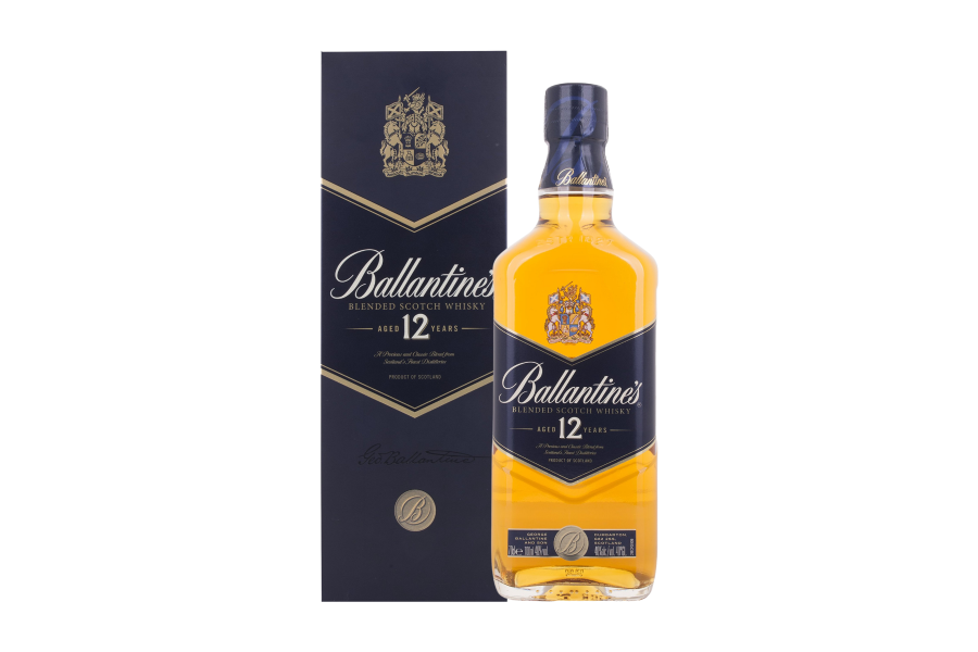 Rượu Ballantines 12 Năm box