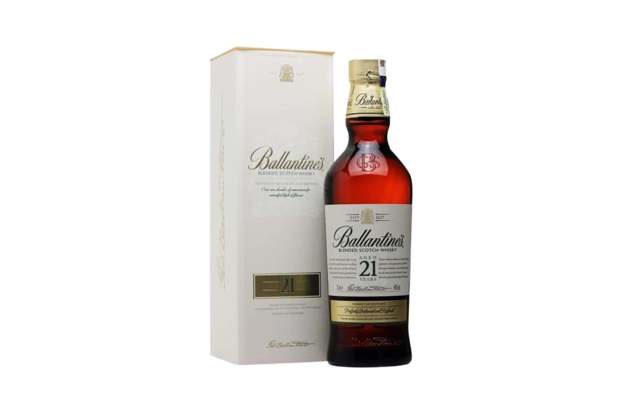 Rượu Ballantines 21 Năm box
