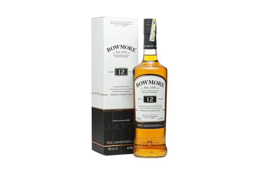 Rượu Bowmore 12 Năm box