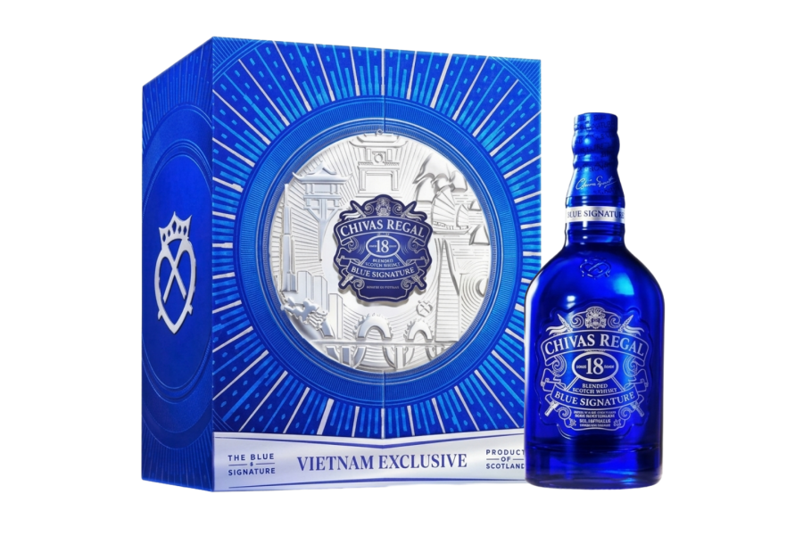 Rượu Chivas 18 Năm Blue hộp quà
