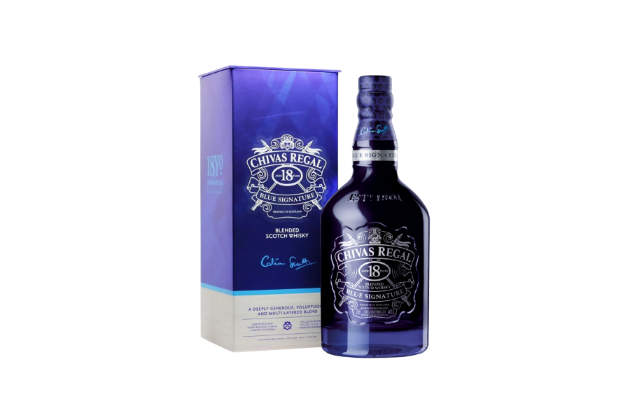 Rượu Chivas 18 Năm Blue Signature box