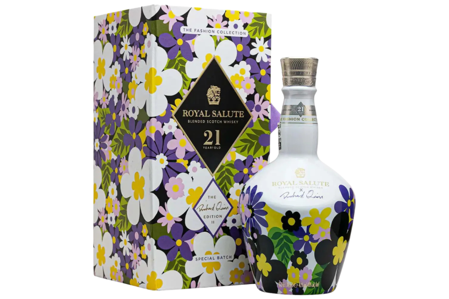 Rượu Chivas 21 Violet Richard Quinn Floral Edition