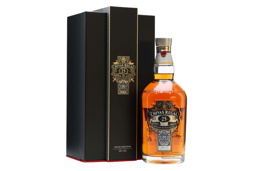 Rượu Chivas 25 Năm Royal Salute Chai Thủy Tinh