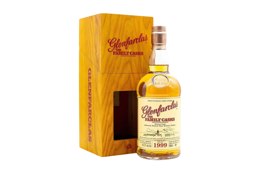 Rượu The Glenfarclas 1999 Family Cask box 123
