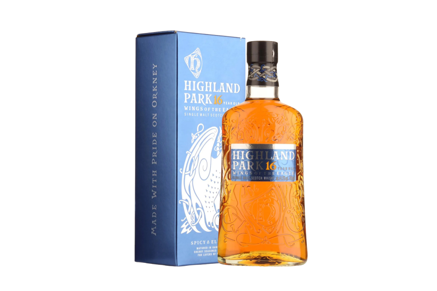 Rượu Highland Park 16 Năm Wing Of The Eagle box 16