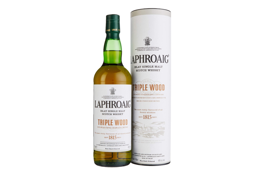 Rượu Laphroaig Triple Wood box