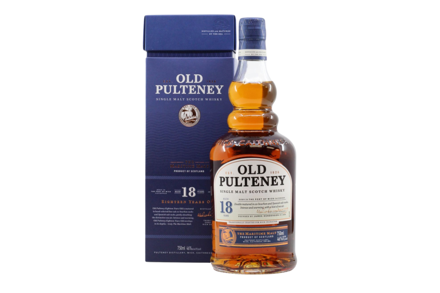Rượu Old Pulteney 18 Năm box