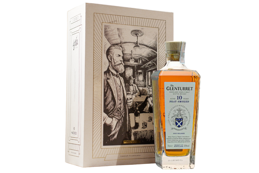 Rượu The Glenturret 10 kèm hộp tổng thống