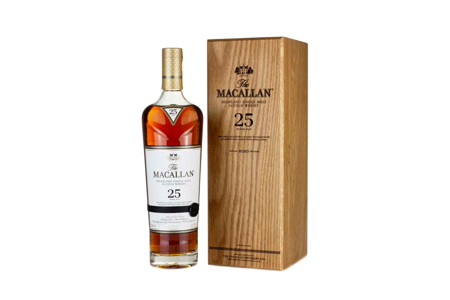 Rượu The Macallan 25 Sherry Oak Bot.2020 box