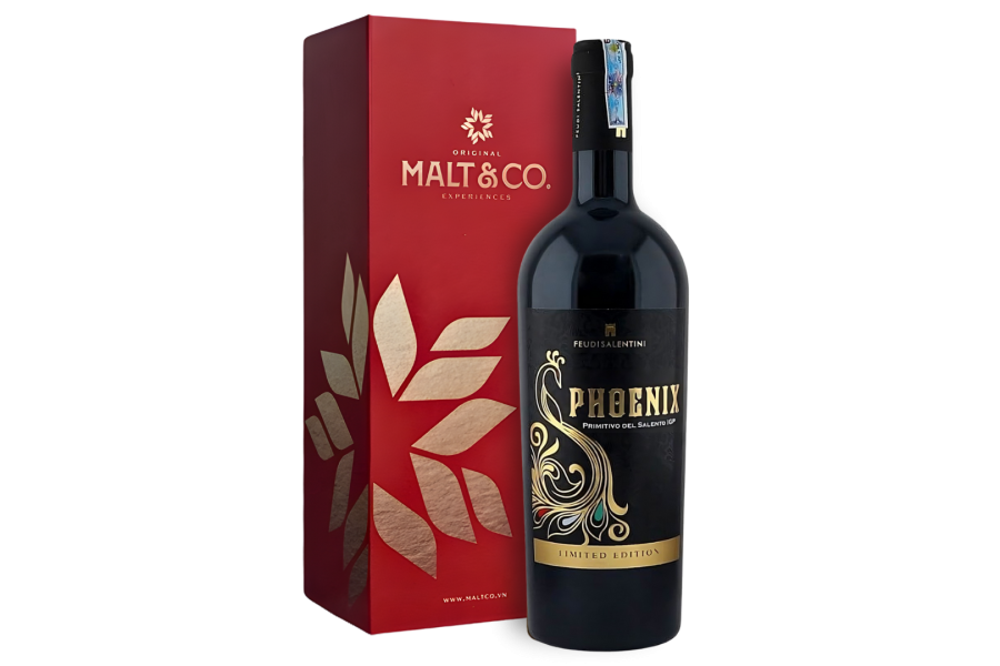 Rượu Vang Đỏ Ý Phoenix Primitivo