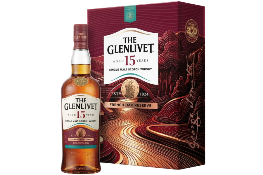 Rượu Glenlivet 15 năm hộp qùa Tết 2027