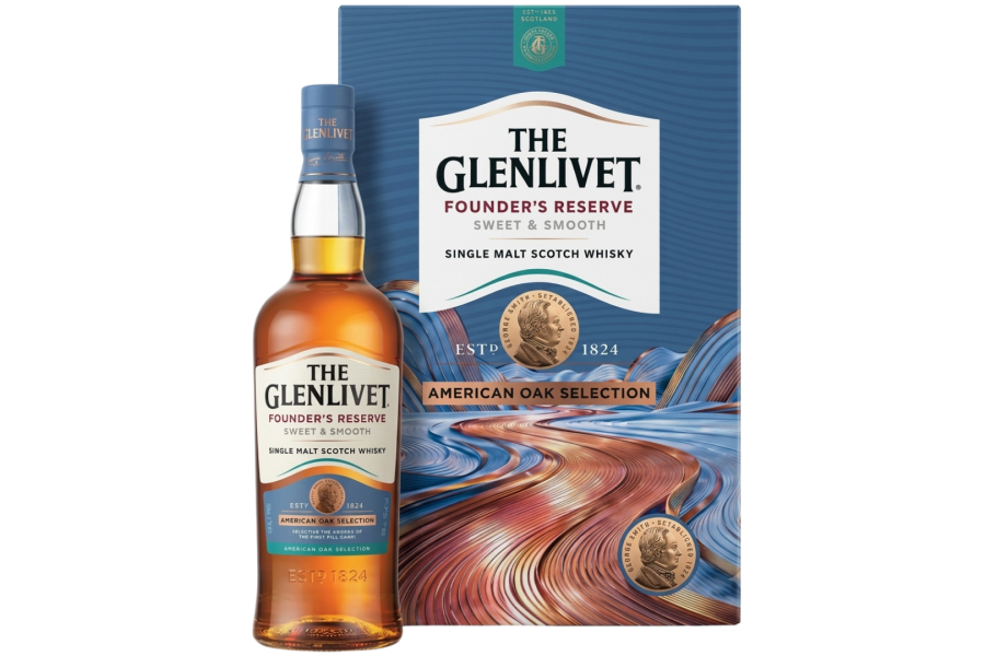 Rượu Glenlivet xanh Founder Reserve hộp qùa tết 2027