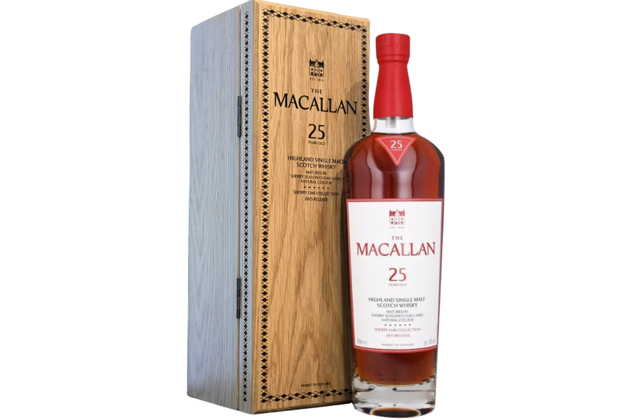 Rượu The Macallan 25 Sherry Oak UK