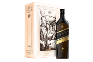 Rượu Johnnie Walker Double Black kèm hộp tổng thống f26