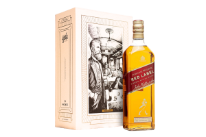 Rượu Johnnie Walker Red label 1L kèm hộp tổng thống f26