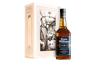 Rượu Whisky evan williams Black hộp tổng thống f26