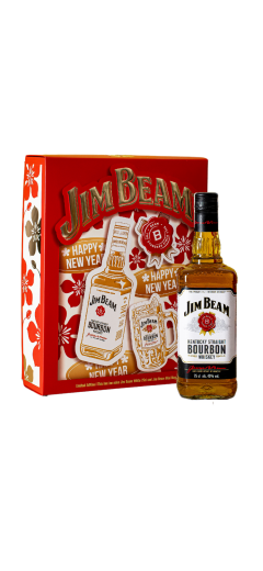 Rượu Jimbeam trắng hộp quà tết 2025