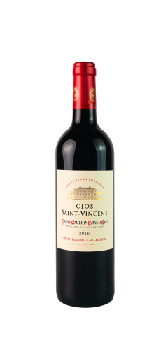 Rượu vang đỏ pháp CLOS SAINT VINCENT Saint Emilion Grand Cru Merlot - Cabernet Franc Cabernet Sauvignon