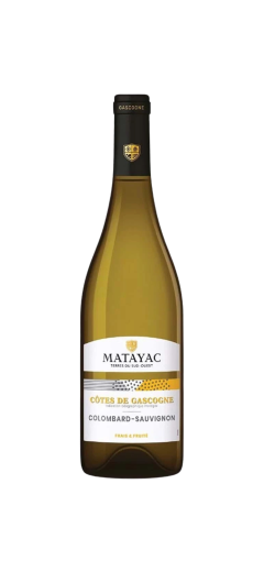 Rượu vang trắng MATAYAC Cotes de Gascogne Colombard - Sauvignon Blanc