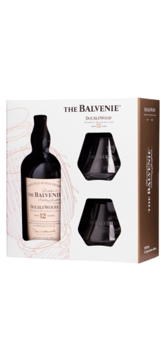 Rượu The Balvenie 12 Hộp Quà 2 Ly