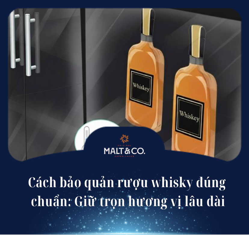 Cách bảo quản rượu whisky đúng chuẩn: Giữ trọn hương vị lâu dài