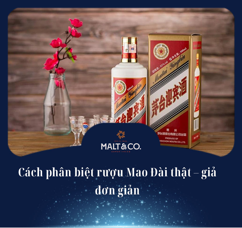 Cách phân biệt rượu Mao Đài thật – giả đơn giản