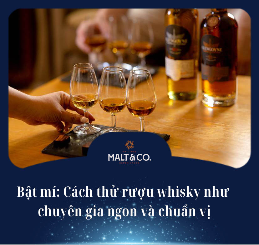 Bật mí: Cách thử rượu whisky như chuyên gia ngon và chuẩn vị