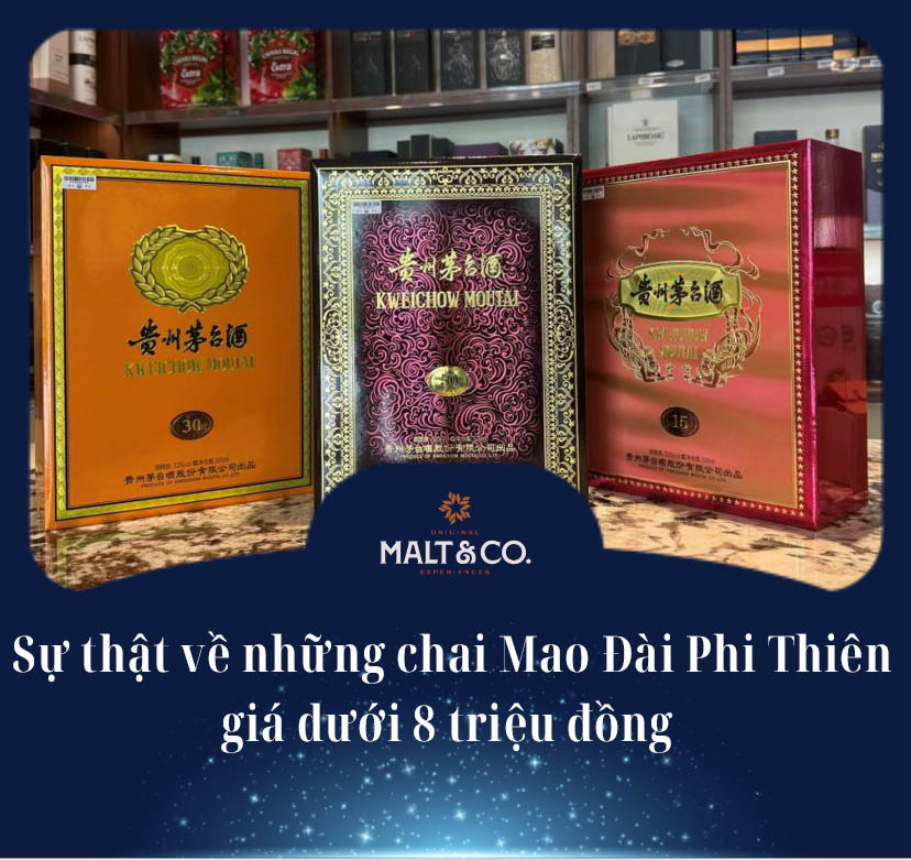 Sự thật về những chai rượu Mao Đài Phi Thiên giá dưới 8 triệu đồng  