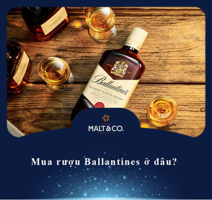 Mua rượu Ballantines ở đâu?