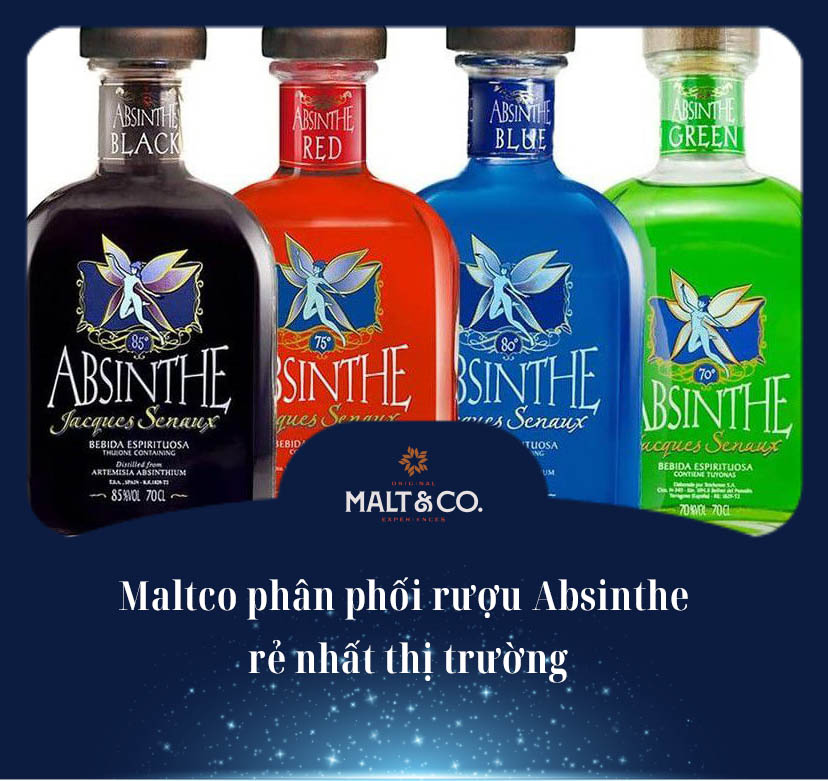 Maltco phân phối rượu Absinthe rẻ nhất thị trường