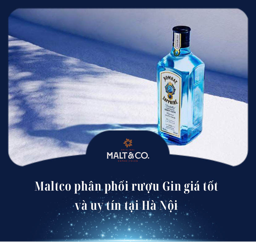 Maltco phân phối rượu Gin giá tốt và uy tín tại Hà Nội 