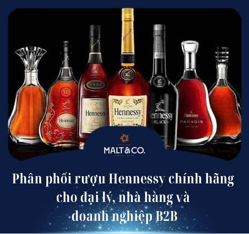 Phân phối rượu Hennessy chính hãng cho đại lý, nhà hàng và doanh nghiệp B2B