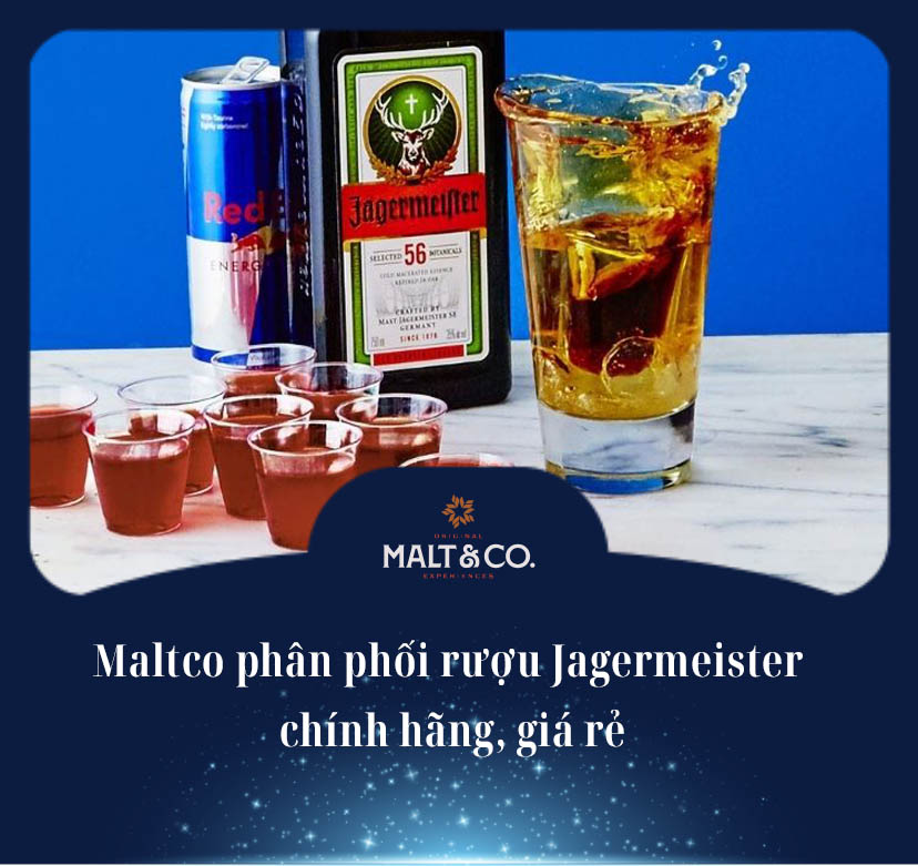 Maltco phân phối rượu Jagermeister chính hãng, giá rẻ
