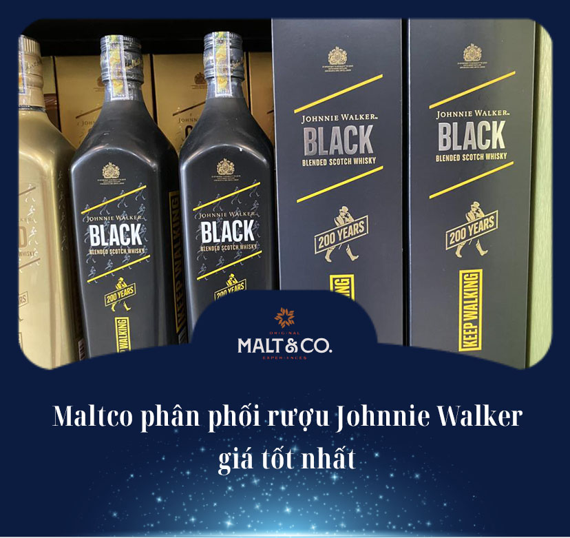 Maltco phân phối rượu Johnnie Walker giá tốt nhất 