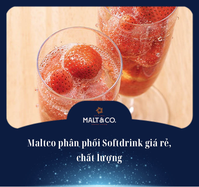 Maltco phân phối Softdrink giá rẻ, chất lượng