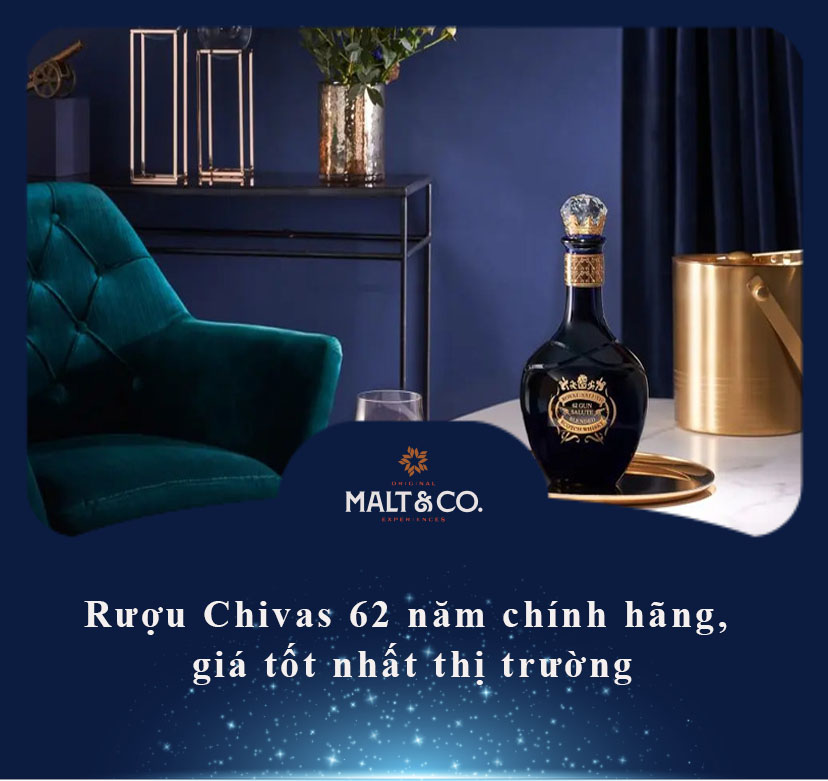 Rượu Chivas 62 năm chính hãng, giá tốt nhất thị trường