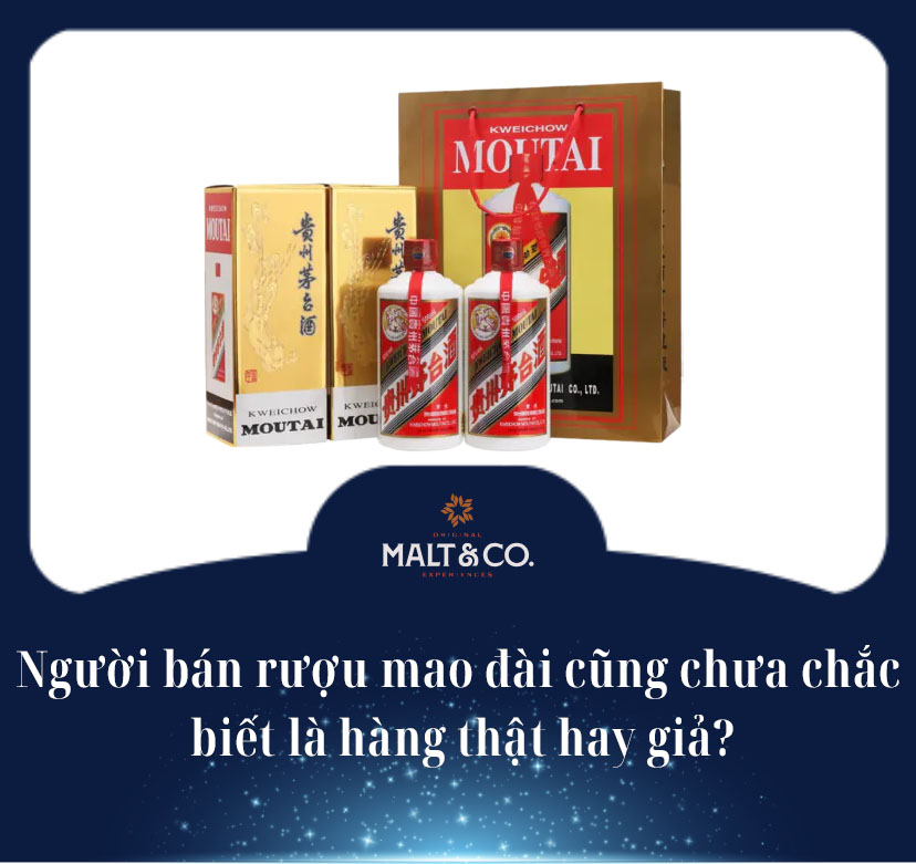 Người bán rượu mao đài cũng chưa chắc biết là hàng thật hay giả?