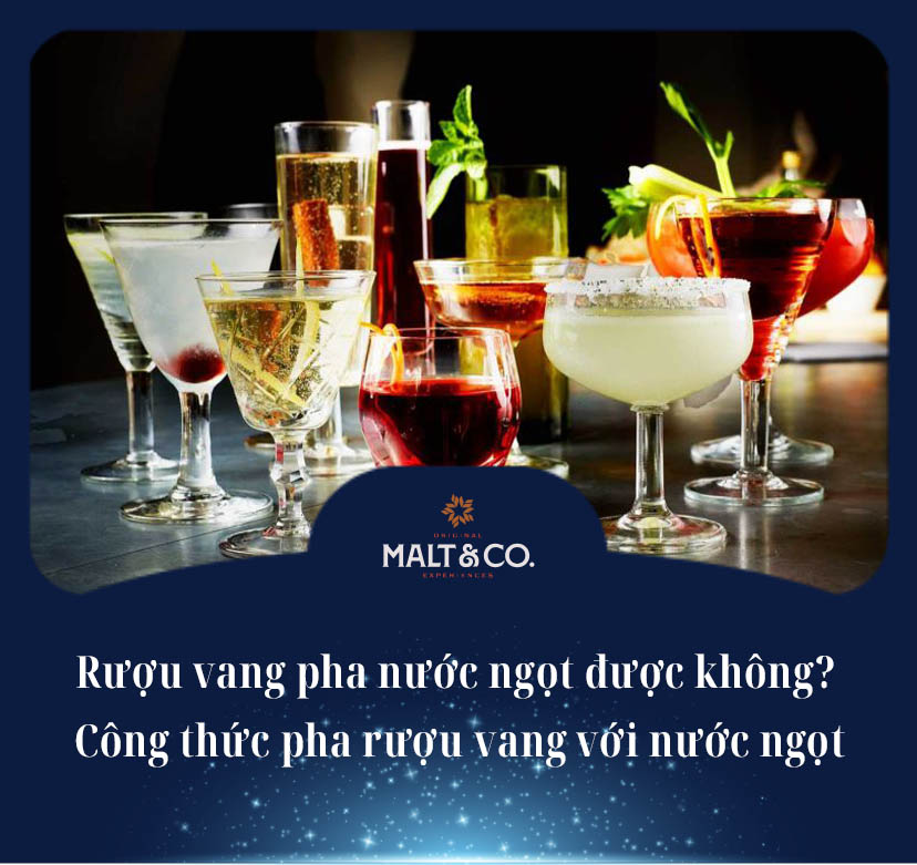 Rượu vang pha nước ngọt được không? Gợi ý công thức pha rượu vang với nước ngọt 