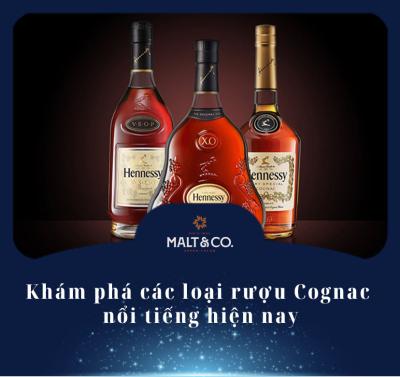 Khám phá các loại rượu Cognac nổi tiếng hiện nay