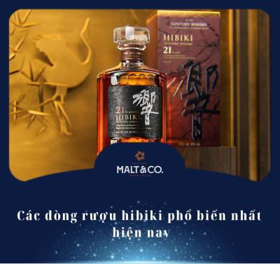 Các dòng rượu hibiki phổ biến nhất hiện nay