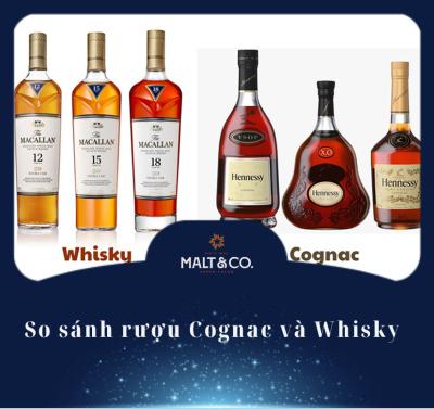 So sánh rượu Cognac và Whisky: Hai tuyệt tác đến từ những vùng đất huyền thoại