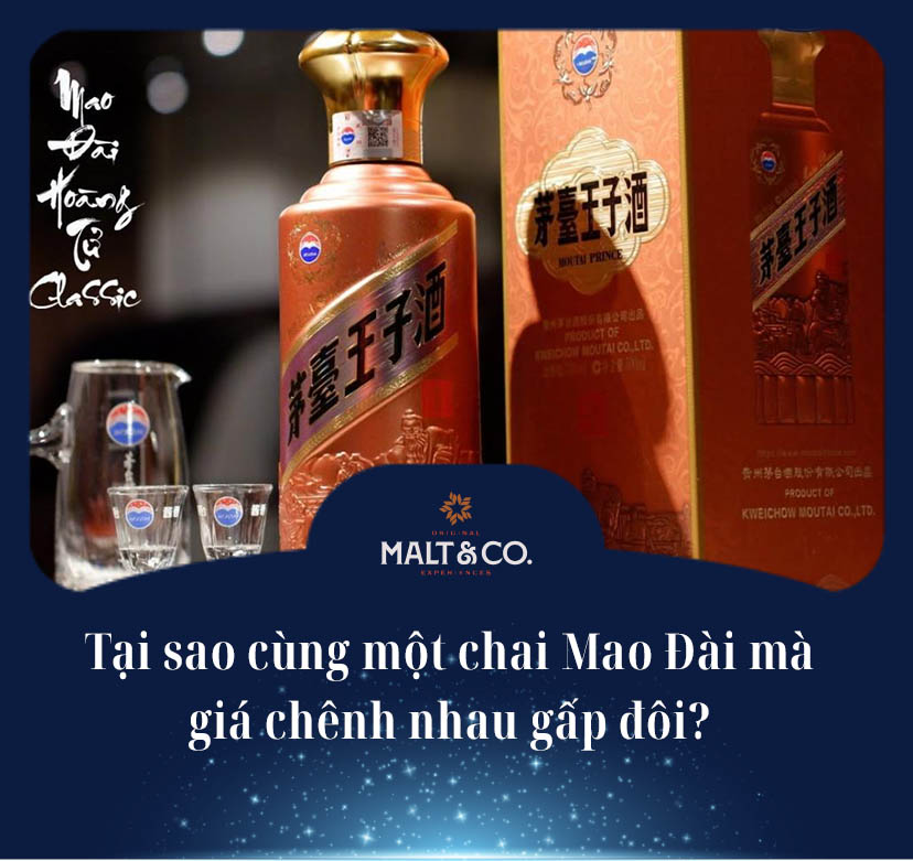 Tại sao cùng một chai Mao Đài mà giá chênh nhau gấp đôi? 