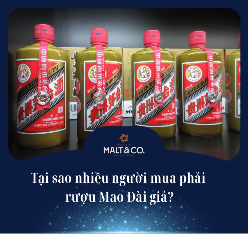 Tại sao nhiều người mua phải rượu Mao Đài giả?