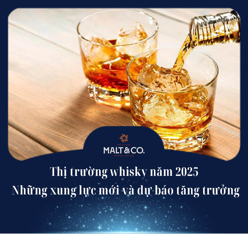 Thị trường whisky năm 2025: Những xung lực mới và dự báo tăng trưởng